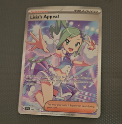 The Pokemon Company Lisia's Appeal 234/191 Surging Sparks Trainer Full Art Holo - Image 1