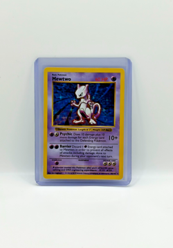 Mewtwo - 10/102 - Holo Rare Base Set Pokemon - Image 1