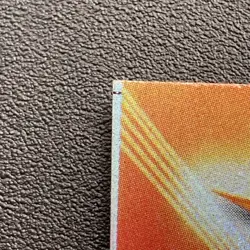 Rainbow Foil Topps Pokemon 77 Ponyta Blue Logo NM Print error. Series 2 - Image 3