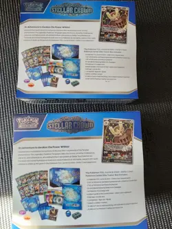 New Stellar Crown Pokemon Center Exclusive ETB Factory Sealed Lot Of 2 - Image 3
