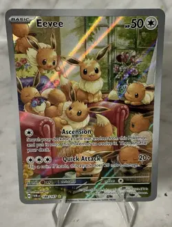 The Pokemon Company Eevee 188/167 Twilight Masquerade IR Holo English 2024 - Image 1