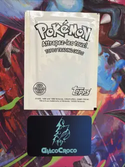Booster Paquet de 4 Cartes Topps Pokemon Francais 133 Evoli Eevee 2000 - Image 1
