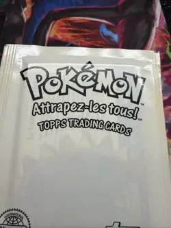 Booster Paquet de 4 Cartes Topps Pokemon Francais 133 Evoli Eevee 2000 - Image 3