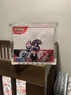 Pokemon TCG Scarlet & Violet:Destined Rivals Booster Box W/ Acrylic. **READ** - Image 1