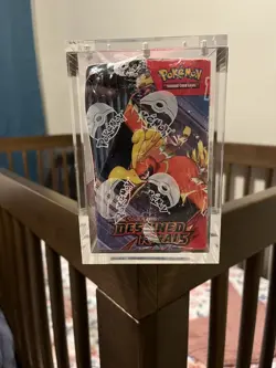 Pokemon TCG Scarlet & Violet:Destined Rivals Booster Box W/ Acrylic. **READ** - Image 5