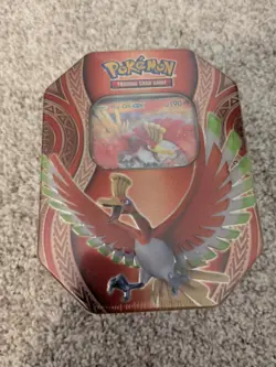 New Sealed Pokemon TCG Tin- Ho-Oh GX Mysterious Powers Sun & Moon/XY - Image 1