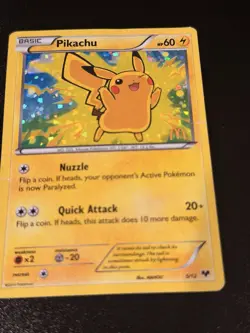 Pikachu McDonald's 2014 Promo Holo 5/12 English - Image 2