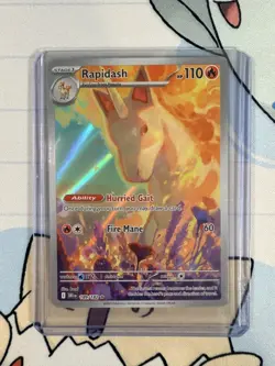 Rapidash 189/182 Illustration Rare Destined Rivals Pokemon Holo NM/M - Image 1