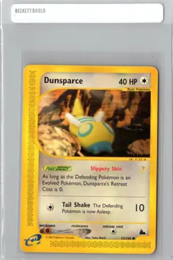 Dunsparce 53/144 Pokemon TCG Skyridge Non Holo 2003 WOTC e‑Reader NM/VLP - Image 1