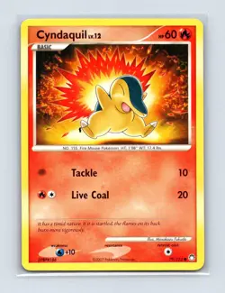 Cyndaquil 79/123 Common Mysterious Treasures Pokemon Lightly Played - Image 1