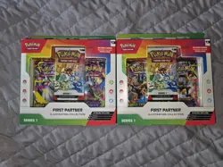 Pokemon First Partner Illustration Collection (Series 1) - Lot of 2 New/Sealed - Image 1