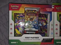 Pokemon First Partner Illustration Collection (Series 1) - Lot of 2 New/Sealed - Image 2