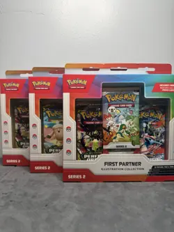 Pokemon First Partner Illustration Collection Series 2 Sealed (Lot Of 3) - Image 2