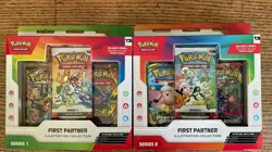 Pokemon First Partner Illustration Collection Series 1 And 2 Sealed - IN HAND!! - Image 1