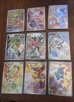 Pokemon First Partner Illustration Collection Series 2 - Full set of 9 - Image 1