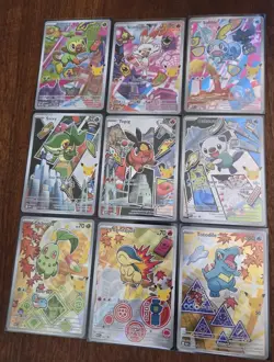 Pokemon First Partner Illustration Collection Series 2 - Full set of 9 - Image 2