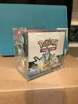 Pokemon Twilight Masquerade Booster Box Case Fresh Mint + Strong Acrylic Case - Image 1
