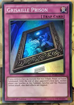 Yugioh | Grisaille Prison (FUEN-EN059) Super Rare NM - Image 1
