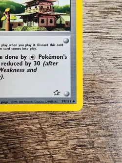 Pokemon Card Sprout Tower 97/111 1st Edition Neo Genesis - LP/NM - 2 - Image 4