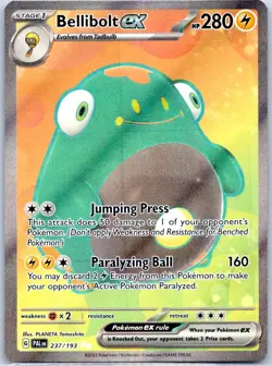 Bellibolt ex 237/193 Ultra Rare Paldea Evolved Pokemon Near Mint - Image 1