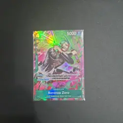OP15-037 Roronoa Zoro Treasure Rare PRE-RELEASE NM - Image 1