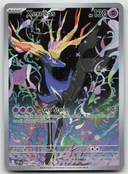 Xerneas 091/086 Holo Illustration Rare Chaos Rising Pokemon Near Mint - Image 1