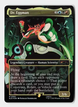 Dr. Eggman (Rainbow Foil) 2084 Holo Secret Lair Drop Series MTG NM - Image 1