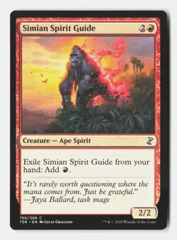 Simian Spirit Guide 190 Common Time Spiral: Remastered Magic: The Gathering NM - Image 1