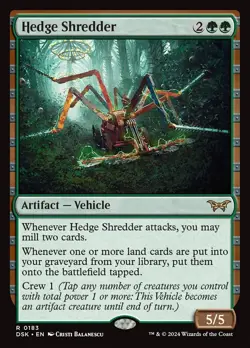 Hedge Shredder Duskmourn: House of Horror MTG Regular - Image 1