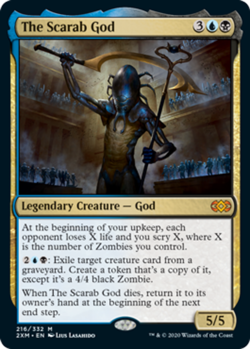 1x The Scarab God - Foil Light Play MTG Magic - Kid Icarus - - Image 1