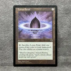 Lotus Petal - Tempest (TMP) 1997 NM Non-Foil Magic MTG - Image 1