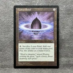Lotus Petal - Tempest (TMP) 1997 NM Non-Foil Magic MTG - Image 2