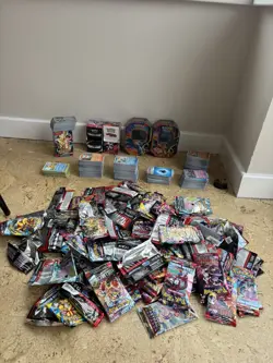 Pokemon TCG Bulk Collection Bundle Cards Empty Tins & Packaging Included - Image 1