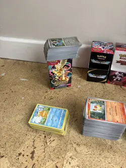Pokemon TCG Bulk Collection Bundle Cards Empty Tins & Packaging Included - Image 5