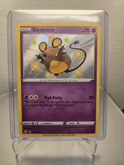 Dedenne Shiny Holo Rare Shining Fates Vault SV051/SV122 Near Mint Condition - Image 3