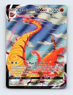 NM Centiskorch VMAX TG15/TG30 Lost Origin Trainer Gallery Pokemon Card - Image 1