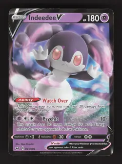 Indeedee V - 091/202 - SWSH01: Sword & Shield Base Set - NM - Image 1