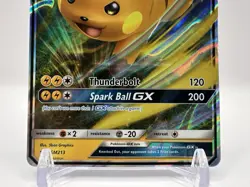 Pokemon SM Black Star Promos Raichu GX #SM213 Near Mint - Image 3