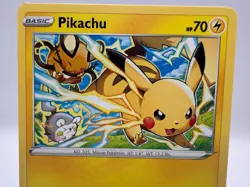 Pikachu #49/195 Silver Tempest Pokemon Common Card - Image 2