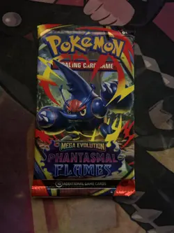 Pokemon Mega Evolution Phantasmal Flames Booster Pack x1 - Image 1