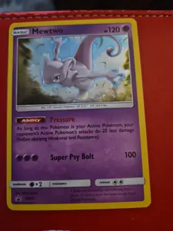 Mewtwo - SM77 Holo Promo Sun & Moon Promo Pokemon Near Mint - Image 1