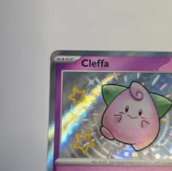 Paldean Fates Cleffa 150/091 SV Paldean Fates Shiny Rare Holo Basic EN - Image 3