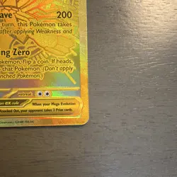 Mega Zygarde EX 124/088 Secret Rare Full Art Holo POR EN Pokemon TCG NM - Image 5