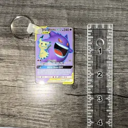 The Pokemon Company Gengar & Mimikyu GX 164/181 Ultra Rare Holo 240 (Keychain) - Image 3