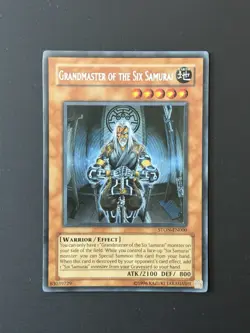 Grandmaster of the Six Samurai STON-EN000 Secret Rare Holo English - Image 1