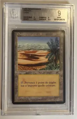 1 x GRADED Oasis -French Renaissance - FBB - Magic the Gathering MTG- BGS 9.0++ - Image 1