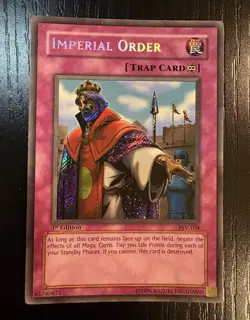 Yu-Gi-Oh! Imperial Order PSV-104 1st Edition Secret Rare - VLP - Image 1