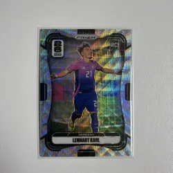 Panini Prizm FIFA World Cup 2026 Lennart Karl RC #58 Germany Silver Wave Prizm - Image 1