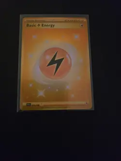 Basic Lightning Energy Gold 257/198 Scarlet & Violet Base Pokemon Tcg English - Image 1
