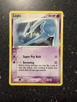 Lugia 2/17 POP Series 5 - Holo Rare - Pokemon 2007 TCG Card - Image 1